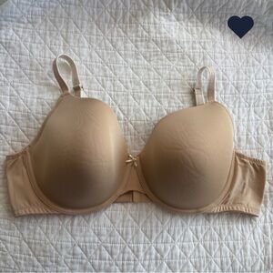 Cacique Lane Bryant Lightly Lined T-Shirt Tan Bra Underwire